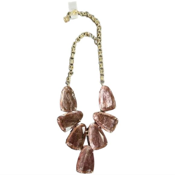 Kendra Scott Harlow Pale Purpleish Pink Large Statement Necklace New! - Picture 3 of 9